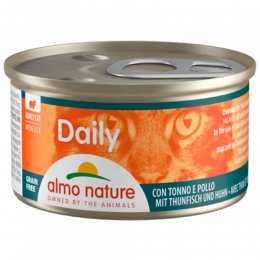 24xAlmoNatureDailyMenuMousseKattenvoerNatTonijnKip85gr