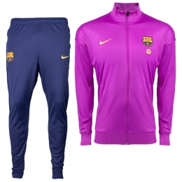 NikeFCBarcelonaStrikeTrainingspakFull-Zip2025-2026FelpaarsDonkerblauwGoud
