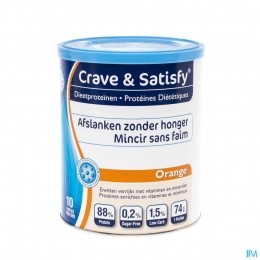 CraveSatisfyDieetproteinenOrangePot200g