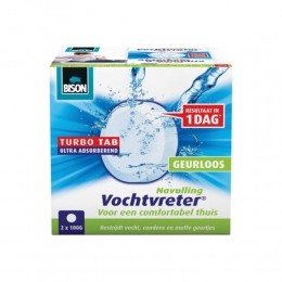 BisonVochtvreterAmbianceNeutralNavulTabs2x100gr