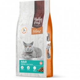 4xHobbyFirstFelineAdultZalm15kg