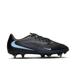NikePhantom6LowAcademyIJzeren-NopVoetbalschoenenSGAnti-ClogZwartLichtblauw