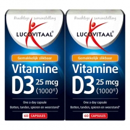 GratisVerzending2xLucovitaalVitamineD325mcg60capsules