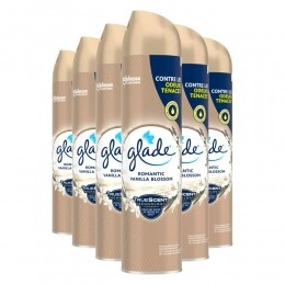 6xGladeLuchtverfrisserSprayRomanticVanillaBlossom300ml