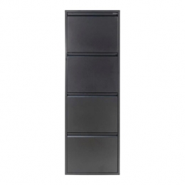 SpinderDesignBilly4Schoenenkast-Zwart
