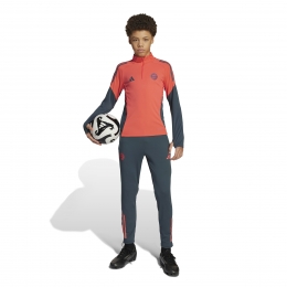 adidasBayernMnchenTrainingspak14-Zip2025-2026KidsOranjeDonkerblauw