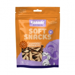BraaafTwistedBitesHondensnackKip-Vis85gr