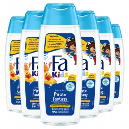 6xFaKidsDouchegelShampooPirate250ml