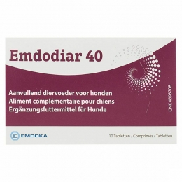 Emdodiar40AanvullendDiervoederHond10Tabletten