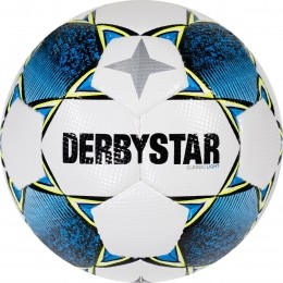 DerbystarClassicLightIIVoetbal8x1VlakkenMaat5WitBlauwGeel