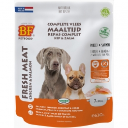BFPetfoodVleesvoedingZalm-Kip7x90gr