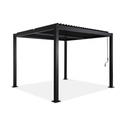 sweeek-Pergolametlamellendakaluminiumenstaal3x3m