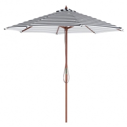 Beliani-FERENTILLO-Parasol-Wit-260cm-Polyester