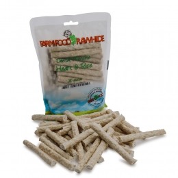 FarmFoodRawhideDentalMunchieHart35stuks