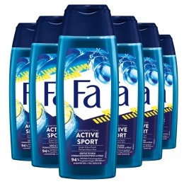 6xFaMenDouchegelActiveSport250ml