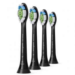PhilipsSonicareOpzetborstelsOptimalWhiteW2Zwart4Stuks