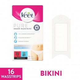 VeetOntharingsstripsBikinilijnPureGevoeligeHuid16stuks