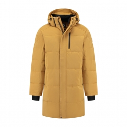 TravelinaposMen-Pufferjacketlong-Mosterd-MaatXXL