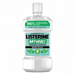 3xListerineNaturalsMondwaterTandbescherming500ml