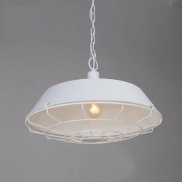 VintageIndustrileHanglampWitCageDesign