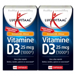 GratisVerzending2xLucovitaalVitamineD325mcg365capsules