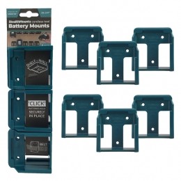 StealthMountsBM-MK18-BLU-6AccuhouderVoorMakita18VLXT-Blauw-6-pack