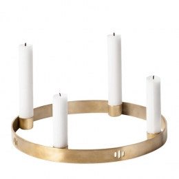 FermLivingCircleKandelaar25cm-Messing