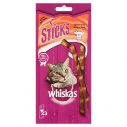 WhiskasSticksKattensnackRund18gr