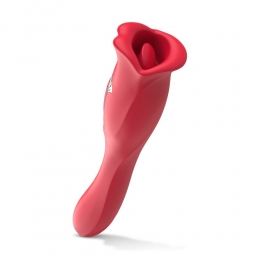 EasytoysClitorisVibratormetLikkendeTongTheRose