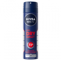 3xNIVEAMenDeodorantSprayDryImpact150ml