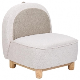Beliani-FABORG-Kinderstoel-Beige-Polyester