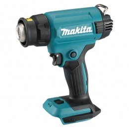 MakitaDHG181ZK18VLi-ionAccuHeteluchtpistoolBodyInKunststofKofferMetDiverseOpzetstukken