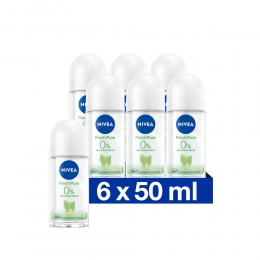 6xNIVEADeodorantRollerPureNaturalJasmine50ml