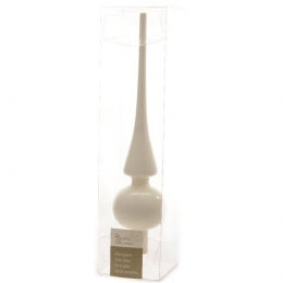 PiekGlasEmaille26cmWoolWhite