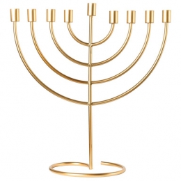 Beliani-AMORA-Kaarshouder-Goud-IJzer