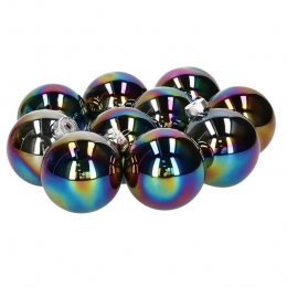 DecorisKerstballenset-10xst-glas-zwartparelmoer-6cm