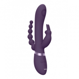 ViveRiniRabbitVibratorTripleFun23CmZwart