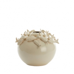 LightLivingLightlivingVaasdeco415x32cmFISHkeramiekcrme