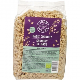 YourOrganicNatureCrunchyBasisMuesli600gr
