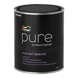 FlexaPureMuurverfZijdemat-OpKleurGemengd-1L