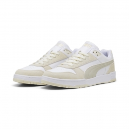 PUMAReboundGameSneakersLowSDWitRozeGebrokenWit