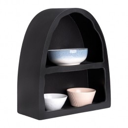 QUVIOVakkenkastrond-2vakken-Hout-Zwart