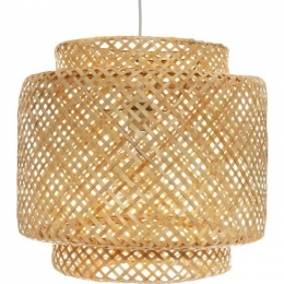 ATMOSPHERALibyhanglampinnatuurlijkbamboe-Diameter40cm-Beige