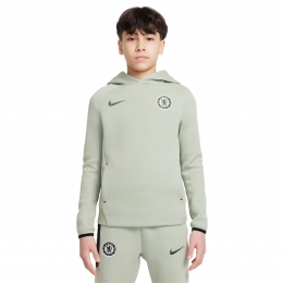 NikeChelseaTechFleeceHoodie2025-2026KidsLichtgroenGroen