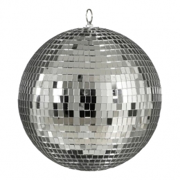 MicaDecorationsKerstDiscobal-25cm-Zilver