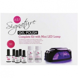 NagelaccesoiresAspCompleetKitmetMiniLEDLampSignatureGelPolish