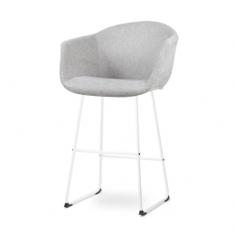 NolonNino-OtisBarkrukLichtgrijs-metArmleuning-Wit-75cm