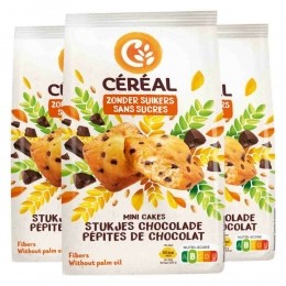 3xCralMiniCakesStukjesChocolade196gr