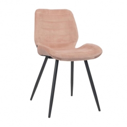 Bronx71VelveteetkamerstoelTobyroze