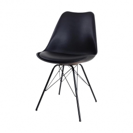 EssencePolugaEetkamerstoelZwart-ZwartOnderstel